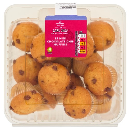 Morrisons mini chocolate chip muffins