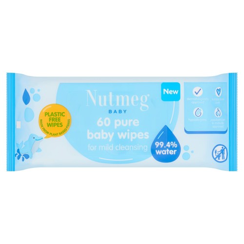 Nutmeg extra sensitive wipes
