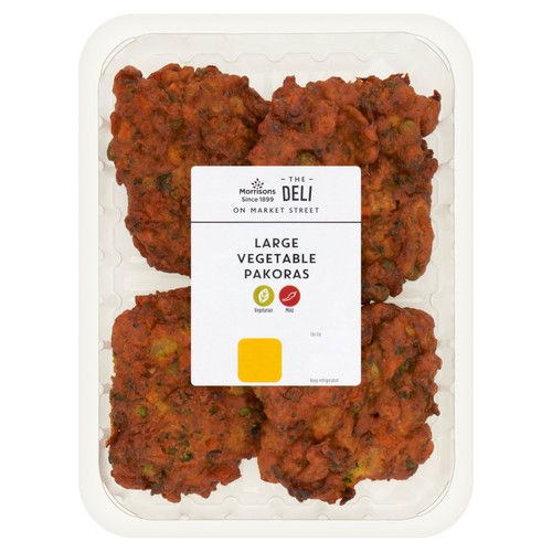 Morrisons deli express large vegetable pakoras