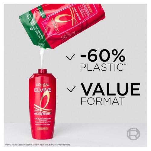 L'Oreal Elvive Colour Protect Shampoo Refill Pouch