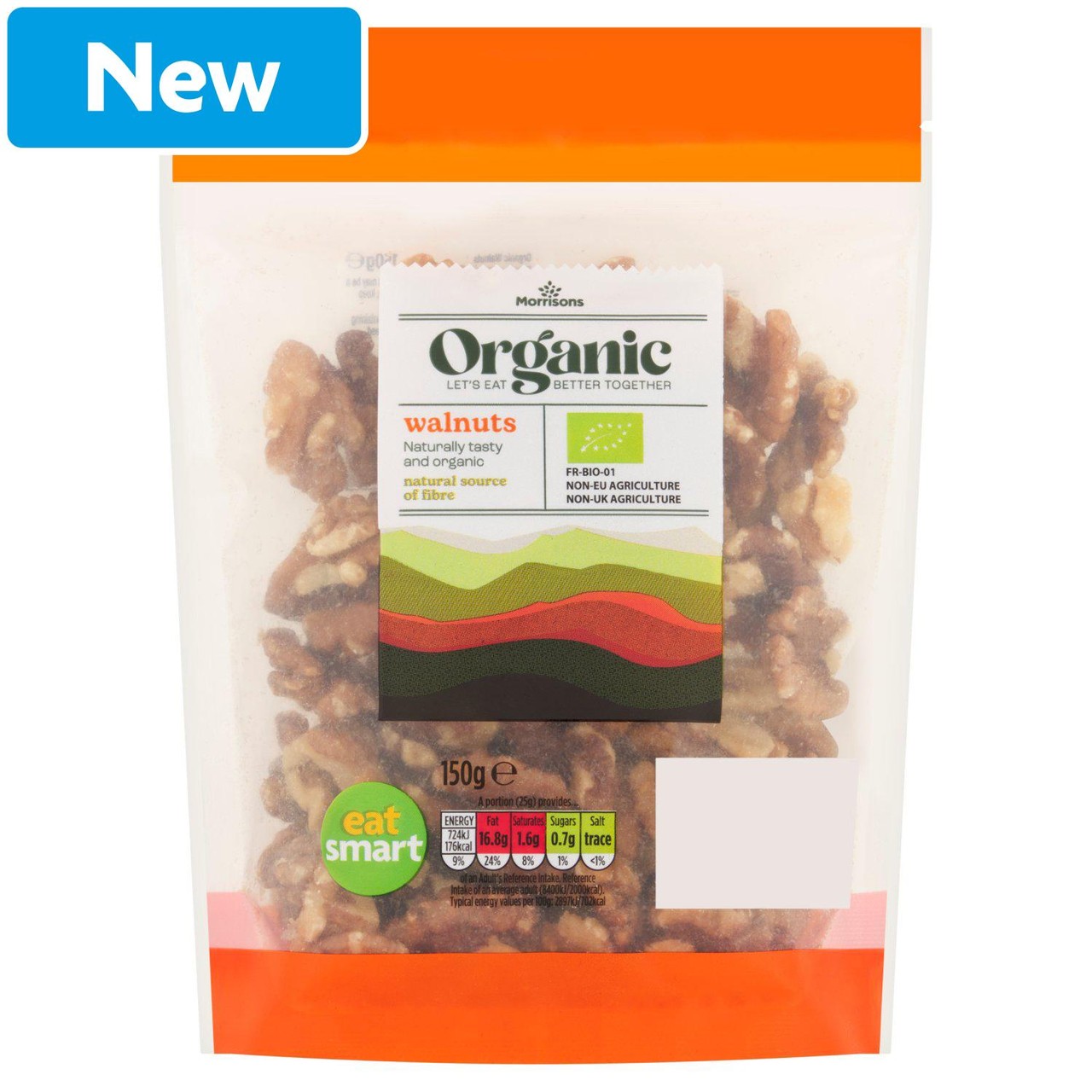 Morrisons Organic Walnuts 150g