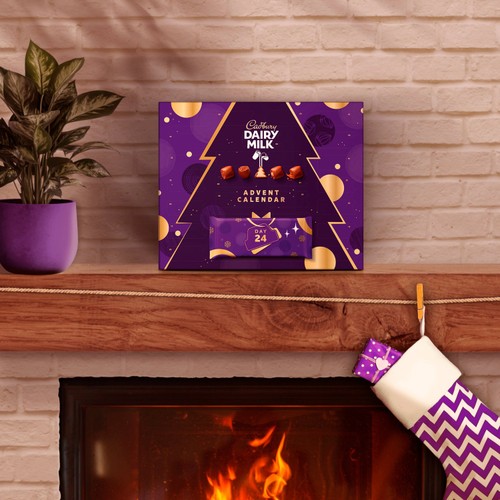 Cadbury Dairy Milk Chocolate Chunk Christmas Advent Calendar 348g