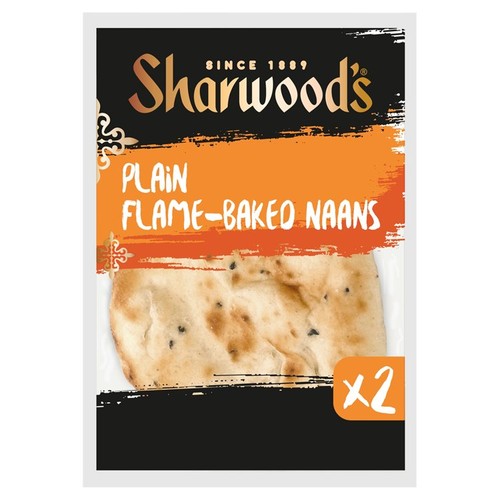 Sharwoods plain naans