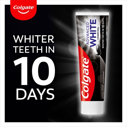 Colgate Advanced White Charcoal Whitening Toothpaste 