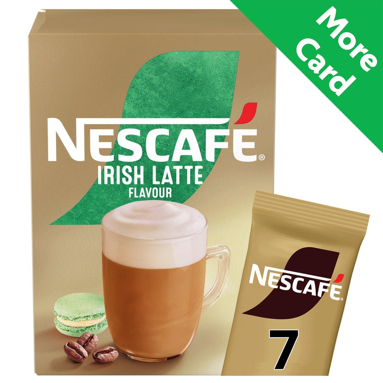 Nescafe Latte Irish Instant Coffee 7 Sachets