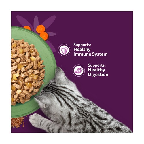 Whiskas 1+ Wet Cat Food Pouches Superfoods Mixed Selection In Jelly 6 x 50g