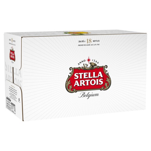 Stella Artois Premium Lager Beer Bottles