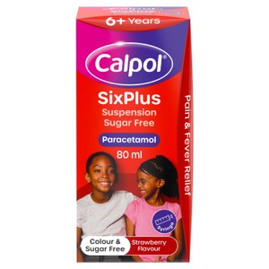 Calpol Six Plus Fast Melts 6+ Years Strawberry Flavour 12 tablets