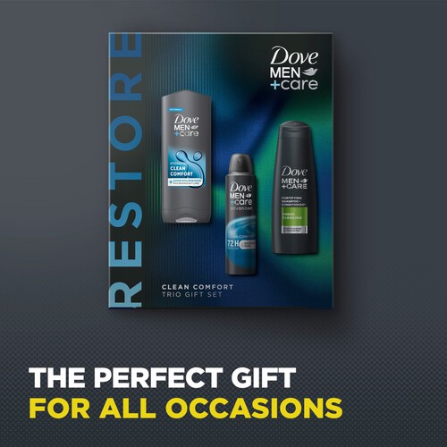 Dove Men+Care Clean Comfort Trio Gift Set