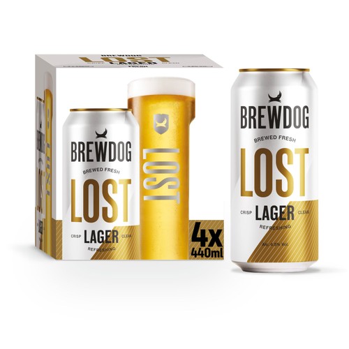 BrewDog Lost Planet Lager 4x440ml