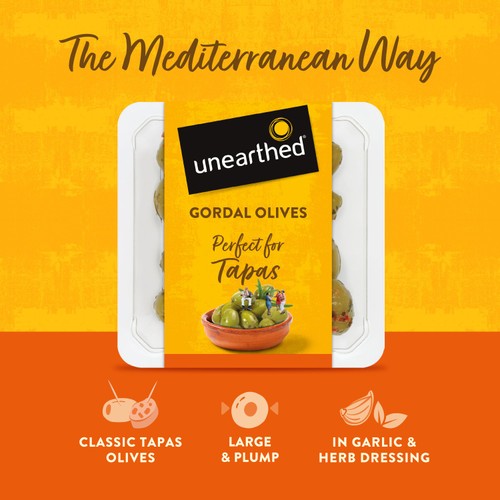 Unearthed Stone In Gordal Olives 140g