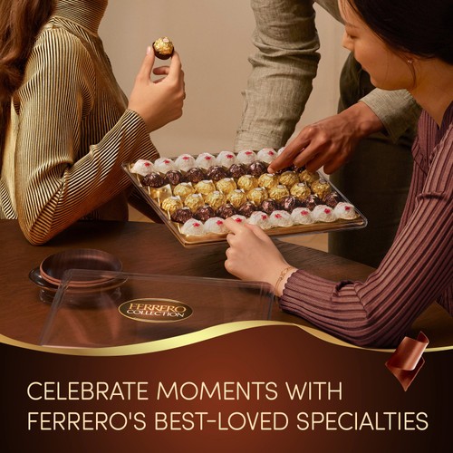 Ferrero Rocher Collection Chocolate Pralines Gift Box 15 Pieces