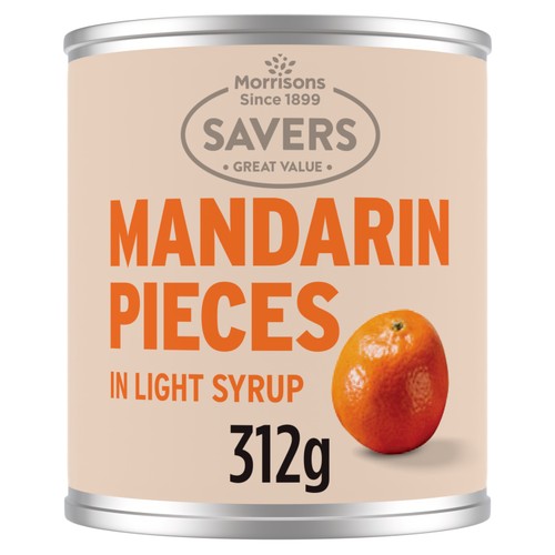 Morrisons savers mandarins in syrup