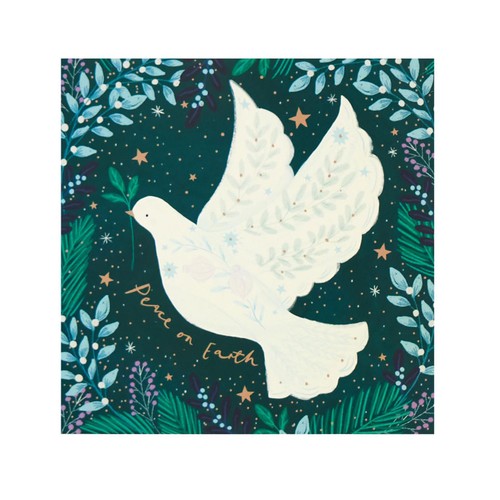 Morrisons Peace Dove Square Cards Packaged Cards 10Pk