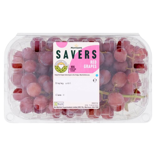 Morrisons Savers Red Grapes