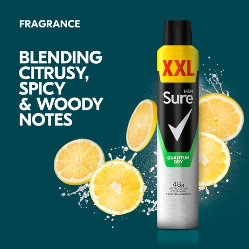 Sure For Men Anti-Perspirant Deodorant Quantum Dry