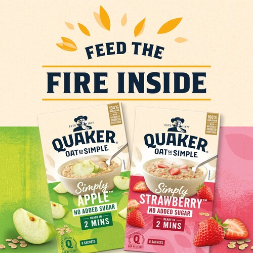 Quaker Oat So Simple Simply Apple Porridge Sachets