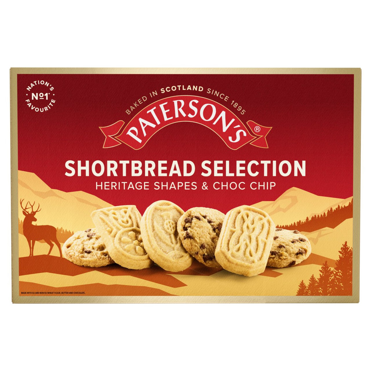 Paterson's Heritage Shortbread & Cookie Assortment Box 500g