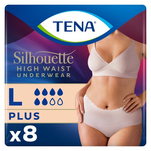 Tena Silhouette Incontinence Pants Cream Large 