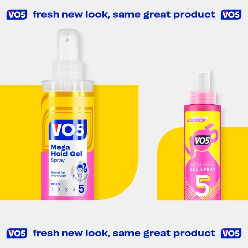 VO5 Mega Hold Gel Spray 200ml