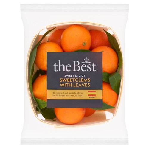 Morrisons The Best Sweetclems With Leaves Easy Peelers 750g Pack