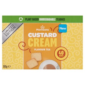 Morrisons Custard Cream Tea Bags 40s 