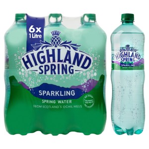 Sparkling Spring Water 6 x 1 Litre