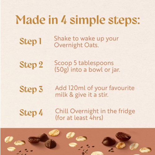 Quaker Mocha Overnight Oats 350g
