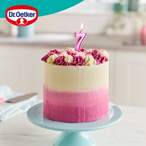 Dr. Oetker Number 7 Candle