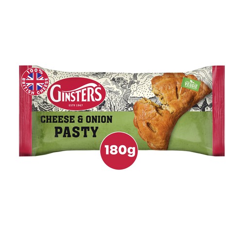 Ginsters Cheddar & Onion Pasty