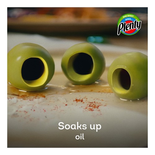 Plenty White Kitchen Towel 1 Roll