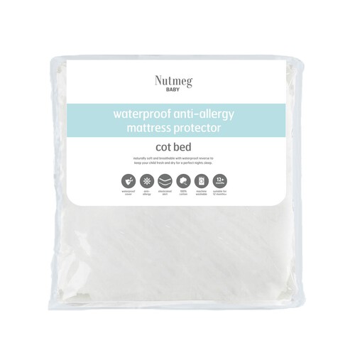 Nutmeg Cot Bed Mattress Protector