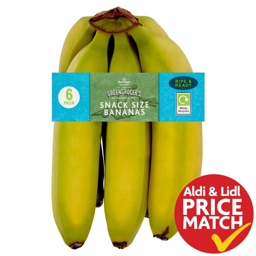 Morrisons Snack Size Bananas