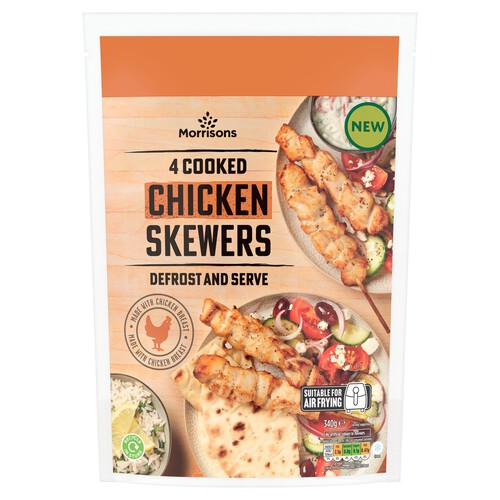 Morrisons Plain Chicken Skewers