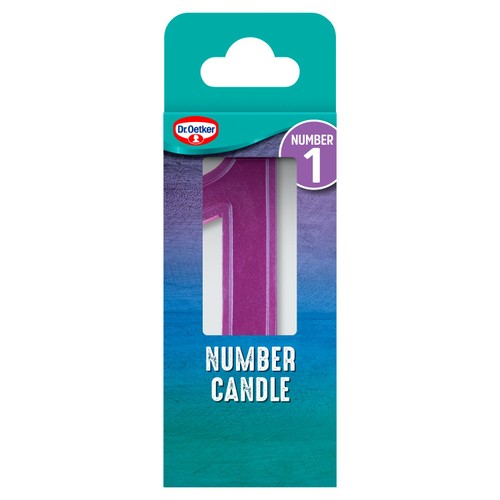 Dr. Oetker Number 1 Candle
