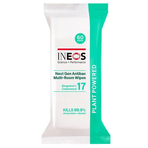 INEOS Antibac Multi-Room Wipes Bergamot + Cedarwood