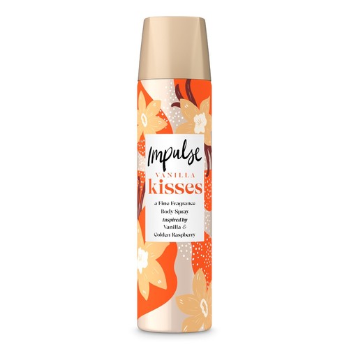 Impulse Vanilla Kisses Body Spray 