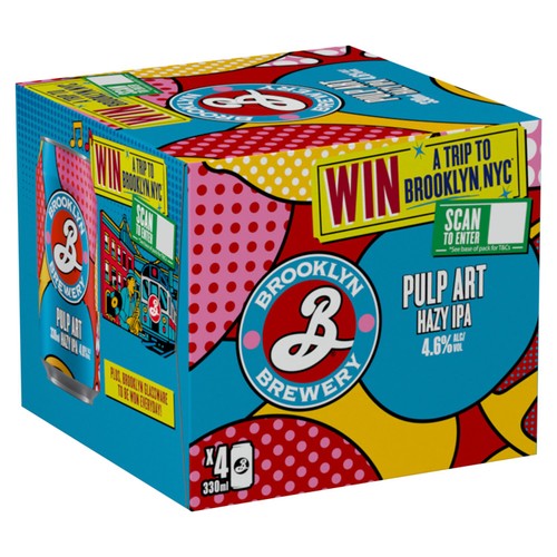 Brooklyn Pulp Art Hazy IPA 4x330ml
