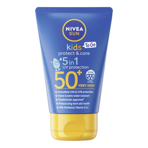 NIVEA SUN Kids Protect & Care Sun Cream To Go SPF50+