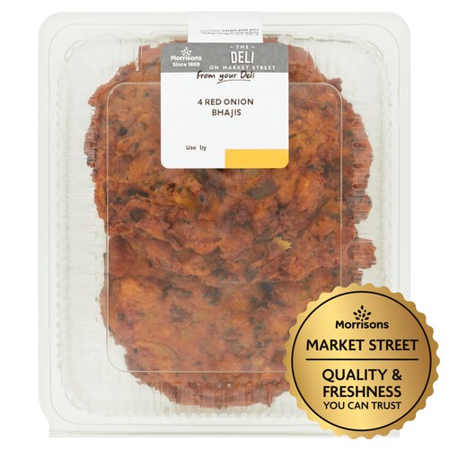 Market Street Large Red Onion Bhajis 4 Pack