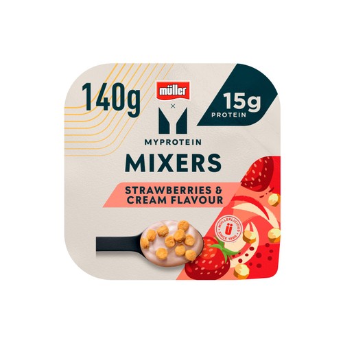 My Protein Mixer Strawberry Cream & Vanilla 140G