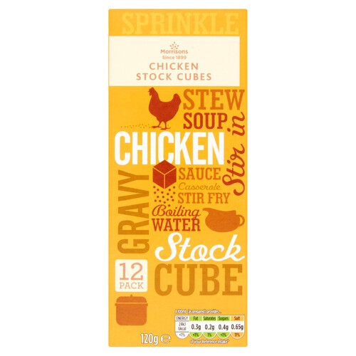 Morrisons Chicken Stock Cubes 12's