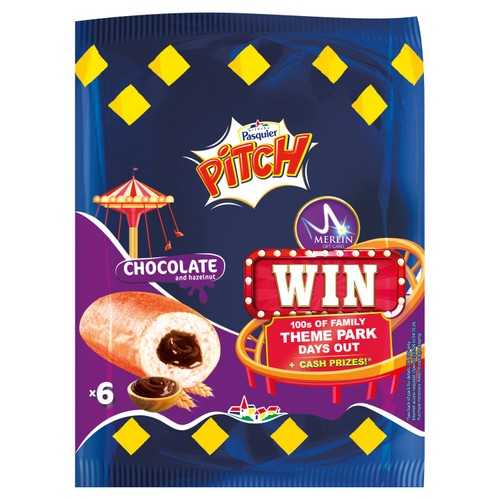 Brioche Pasquier Pitch Chocolate Flavour Filled Brioche