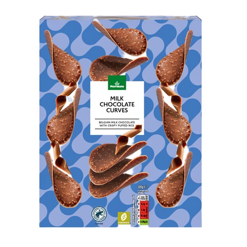 Morrisons Milk Chocolate Curves 100g