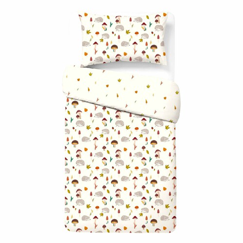 Nutmeg Home Easy Care Toadstool Duvet Set Single