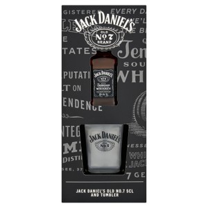 Jack Daniel's Tennessee Whiskey Gift Set - 3x5cl & Tumbler