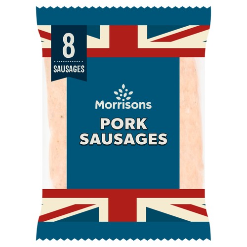 Morrisons  Butcher's Style 8 Pork Sausages 454g
