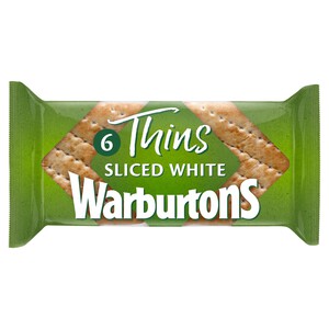 Warburtons Soft White Sliced Sandwich Thins | Morrisons