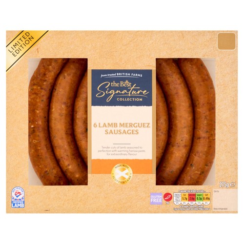 Morrisons Limited Edition Signature Lamb Merguez Sausages 275g