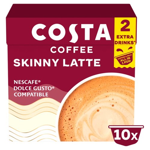 Costa Coffee Dolce Gusto Compatible Skinny Latte Pods – E-Natural - View #2